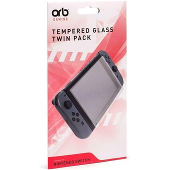 Pack 2 écrans de protection Orb verre trempé pour Nintendo Switch