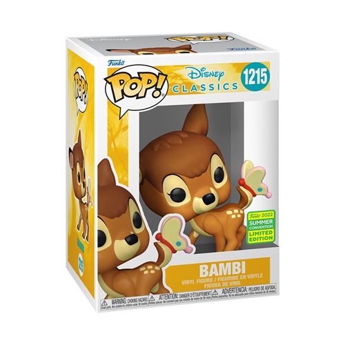 Figurine Funko Pop Disney Classics Bambi Neuf - vue 3