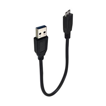 Câble USB 3.0 vers micro USB B noir 2m