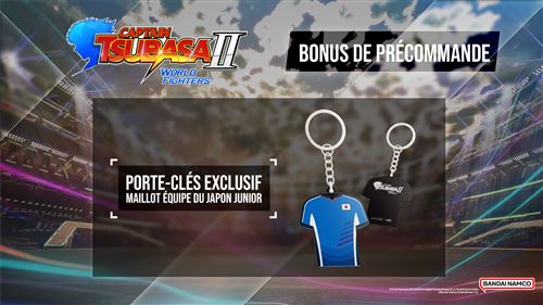 Porte-clés exclusif Maillot de l'équipe du Japon Junior Captain Tsubasa II
