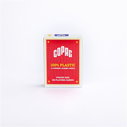 Cartes À Jouer Copag Jeu Poker Plastic Jumbo 4 Index À 'unité - vue 3