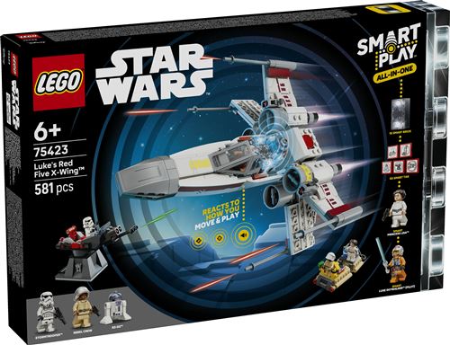 LEGO® Star Wars™ 75423 SMART Play™ : le X-Wing™ Red Five de Luke - Lego Star Wars