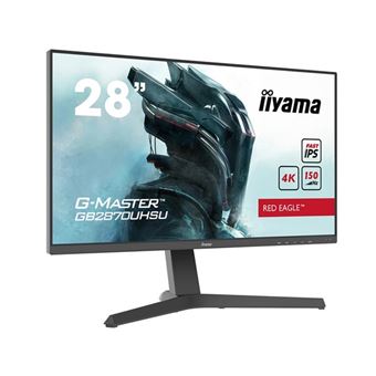 iiyama G-MASTER GB2870UHSU-B1 - Écran LED - 28" (27.84" visualisable) - 3840 x 2160 4K @ 150 Hz - IPS - 400 cd/m² - 1000:1 - HDR400 - 1 ms - HDMI, DisplayPort - haut-parleurs - noir mat