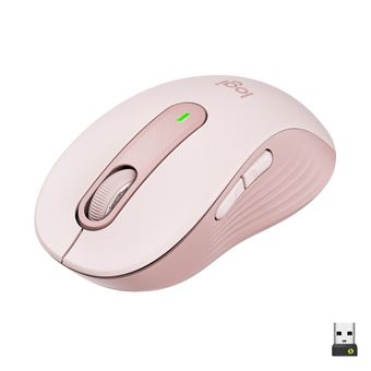 Souris sans fil Logitech Signature M650 Rose