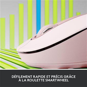 Souris sans fil Logitech Signature M650 Rose