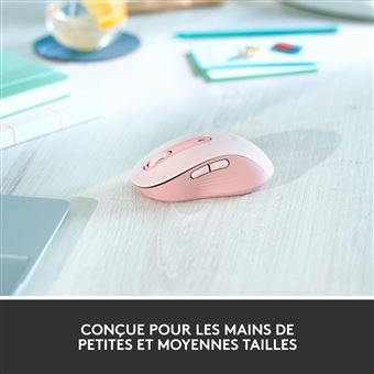 Souris sans fil Logitech Signature M650 Rose