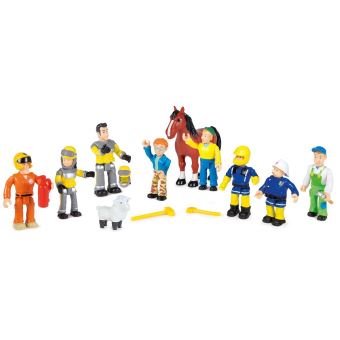 Coffret Smoby 10 Figurines Sam Le Pompier
