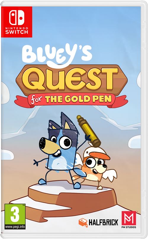 Bluey's Quests For The Gold Pen sur Switch