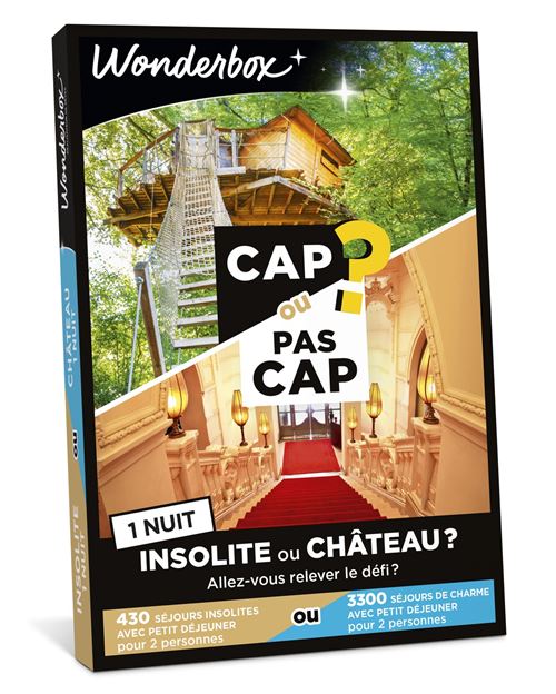 Coffret cadeau Wonderbox Insolite ou Château ?