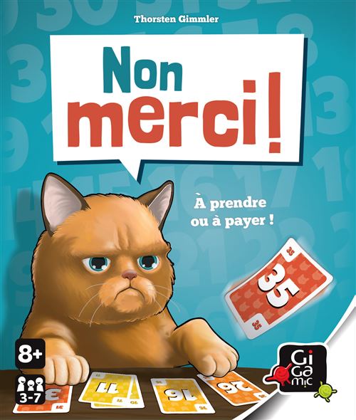 Jeu de société Gigamic Non Merci
