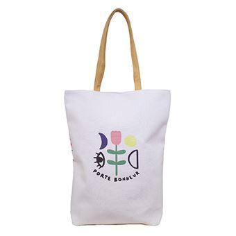 Sac Cabas Kiub Etoile Coton petit modèle Blanc