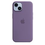 Apple - Coque de protection pour téléphone portable - compatibilité avec MagSafe - silicone - iris - pour iPhone 14