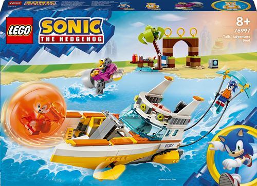 LEGO® Sonic the Hedgehog™ 76997 Le bateau d’aventures de Tails État correct - Lego Sonic reconditionné disponible sur Fnac