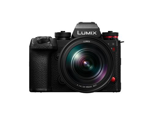 Kit Appareil photo hybride Full Frame Lumix S1M2E Noir + Optique 24-105mm
