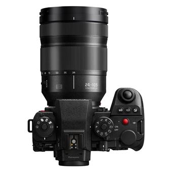Kit Appareil photo hybride Full Frame Lumix S1M2E Noir + Optique 24-105mm