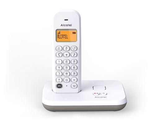 Téléphone sans fil avec répondeur Alcatel E195 Blanc
