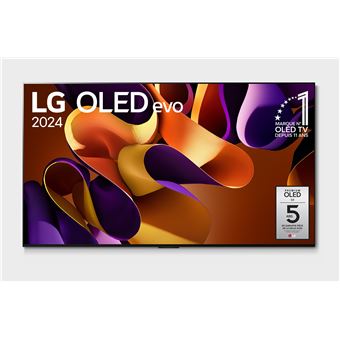TV OLED Evo LG OLED65G4 164 cm 4K UHD 2024 Noir et Argent - 1