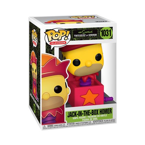 Figurine Funko Pop Animation Simpsons Homer Jack In The Box État correct -  reconditionné disponible sur Fnac