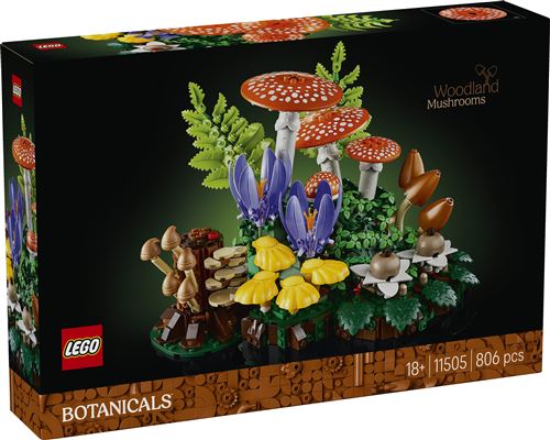 LEGO® Botanicals 11505 Les champignons des bois