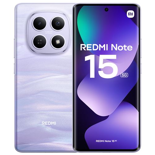 Smartphone Xiaomi Redmi Note 15 6,77 5G Double nano SIM 256 Go Violet