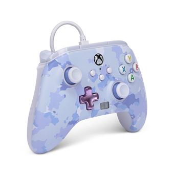 Manette filaire améliorée pour Xbox Series X/S PowerA Camouflage violet