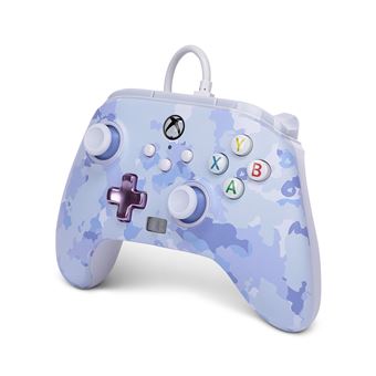 Manette filaire améliorée pour Xbox Series X/S PowerA Camouflage violet