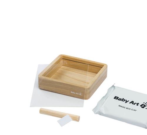 Kit D Empreintes Baby Art Magic Box Wooden Produits Bebes Fnac