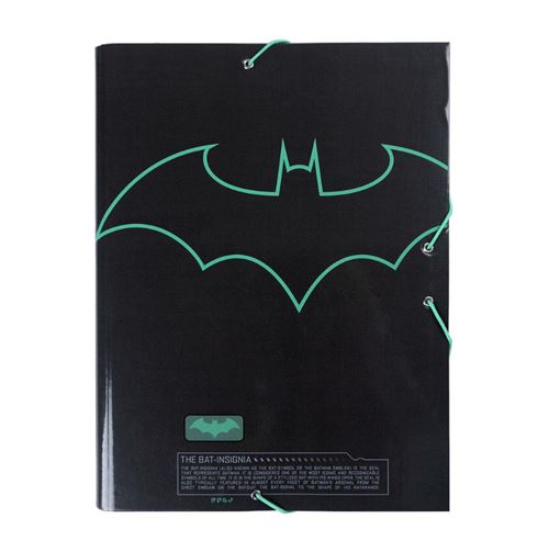 Classeur scolaire Cerda Batman Noir et vert