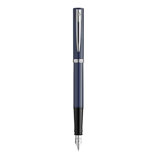 Stylo Waterman Füllfederhalter IMPRESSION blauer Lack CT Blau Geschenkbox 1x