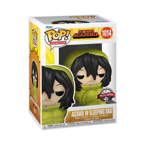 Figurine Funko Pop Animation MHA Sleeping Bag Aizawa Avant-première Fnac