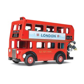 Jouet en bois Le Toy Van Bus de Londres et Conducteur