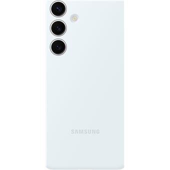 Coque en silicone pour Samsung Galaxy S24 Gris Clair - 1