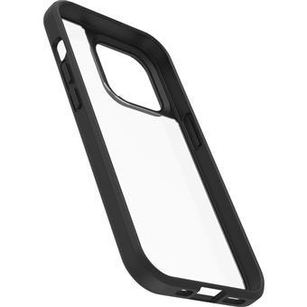 OtterBox coque antichoc REACT iPhone 14 Pro - transparente/ contours noirs