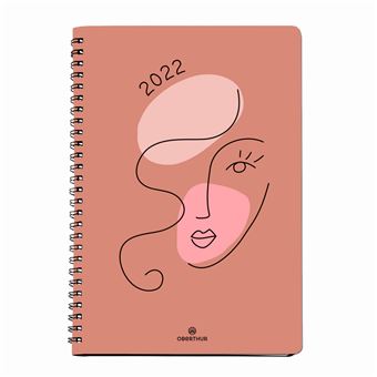 Agenda Semainier Oberthur Divine 2022 Format 25 Modèle aléatoire