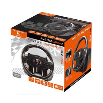 Volant gaming Drive Pro Sport Subsonic SV710 Superdrive pour PC Noir