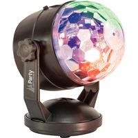 Lunartec : Boule disco rotative à 360° avec effets lumineux LED