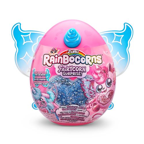 Peluche interactive Zuru France œuf géant surprise rainbocorns féerique