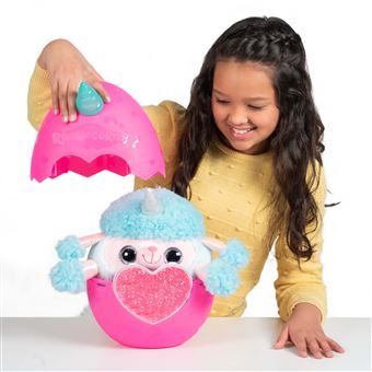 Peluche interactive Zuru France œuf géant surprise rainbocorns féerique
