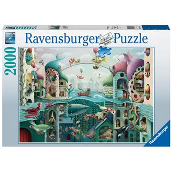 Puzzle 2000 pièces Ravensburger Si les poissons pouvaient marcher Demelsa Haughton