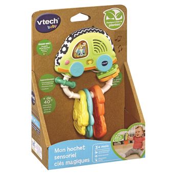 Mon Hochet Sensoriel Vtech Baby Clés Magiques Bioplastique