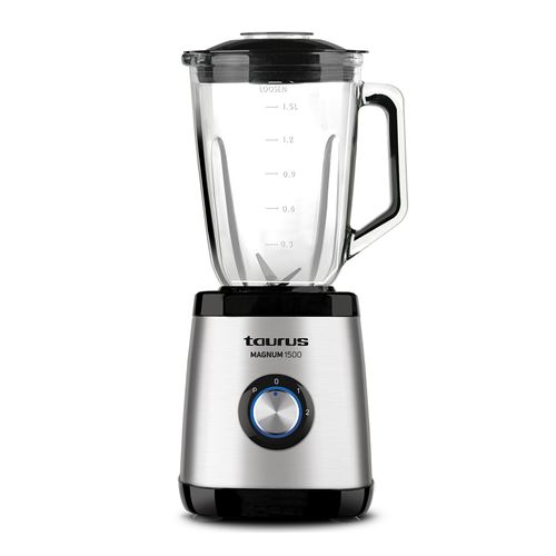 Blender En Verre Taurus Magnum 1500 1500 W Noir Et Argent