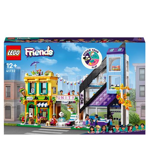 LEGO® Friends 41732 Les boutiques de fleurs et de décoration