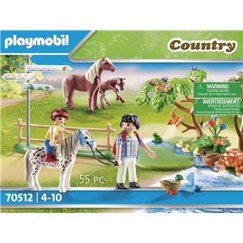 Playmobil Country 70512 Balade en poney d'aventure