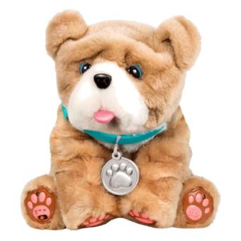 Animal en peluche interantif Little Live Pets Rollie My kissing puppy