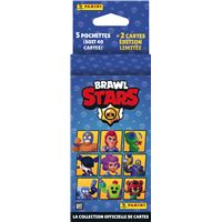 Cartes à collectionner Panini Brawl Stars Blister 5 pochettes et 2 cartes Édition Limitée