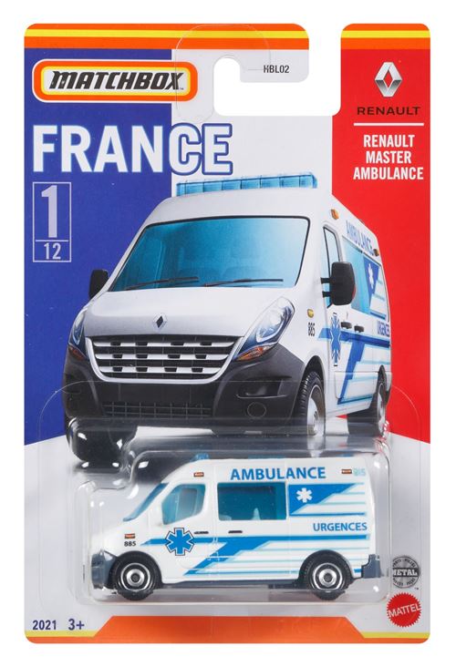 Voiture Matchbox Best Of France Modèle aléatoire