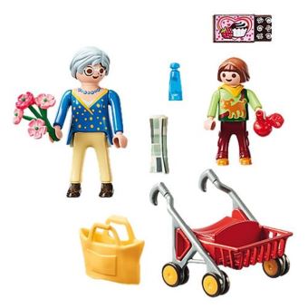 Playmobil City Life 70194 Petite fille et grand-mère