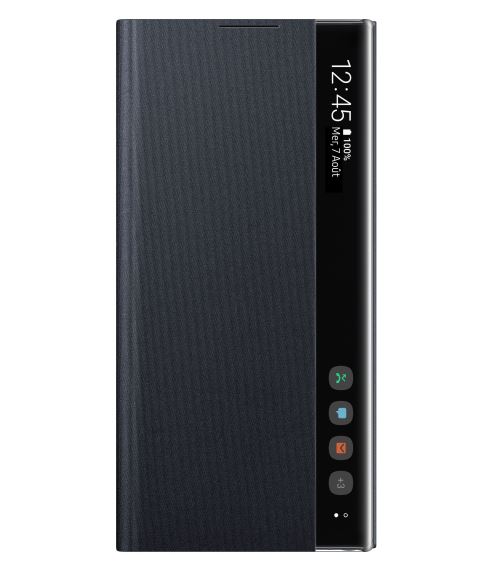 SAMSUNG GALAXY NOTE 10 PLUS CLEAR VIEW COVER BLACK