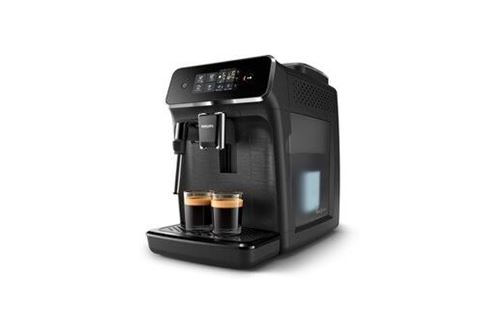 Philips 2200 Series - Espressomachine - 2 Soorten Koffie & Heet water - Melkopschuimer voor Cappuccino - Keramische molen - Volautomatisch - Zwart - Koffiemachine met bonen - EP2220/10