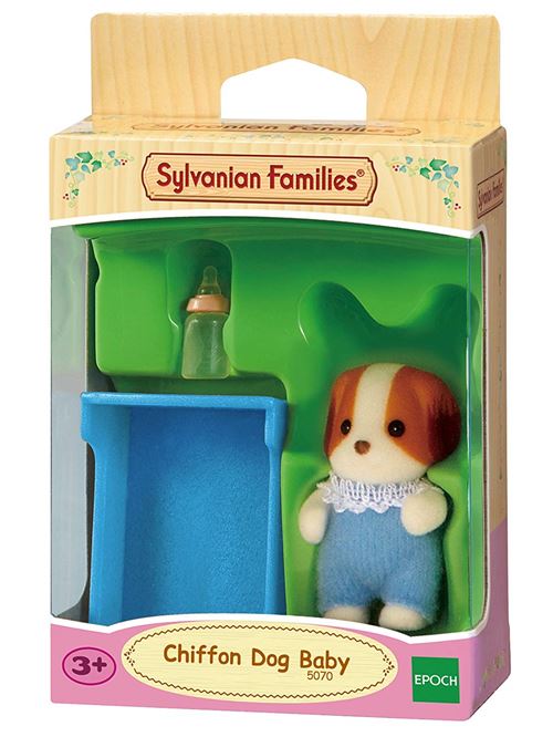 Playset Sylvanian Families Bébé Chien Chiffon
